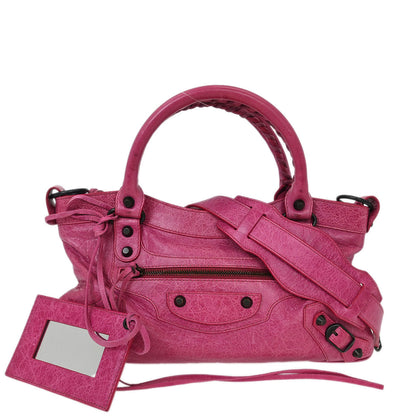 Balenciaga Pink The First 2way Shoulder Handbag