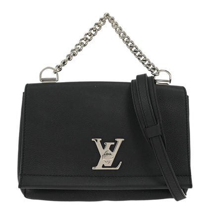 Louis Vuitton Black Lockme II BB 2way Shoulder Handbag M51200