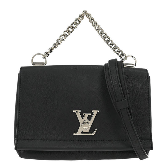 Louis Vuitton Black Lockme II BB 2way Shoulder Handbag M51200