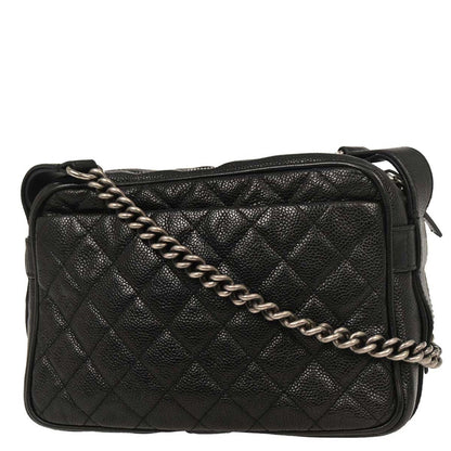 Chanel Black Caviar Business Trip Camera Bag