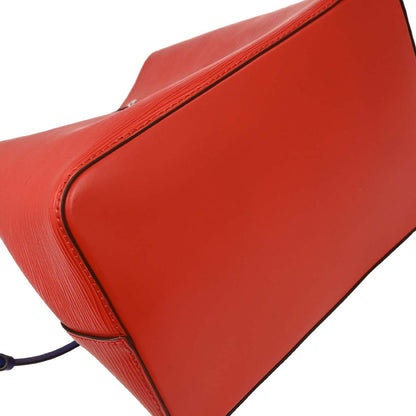 Louis Vuitton Red Blue Epi Neo Noe Bucket 2way Shoulder Handbag M54365