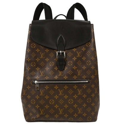 Louis Vuitton 2012 Monogram Macassar Parc Backpack M40637