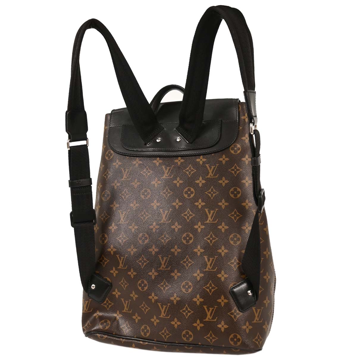 Louis Vuitton 2012 Monogram Macassar Parc Backpack M40637
