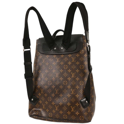 Louis Vuitton 2012 Monogram Macassar Parc Backpack M40637
