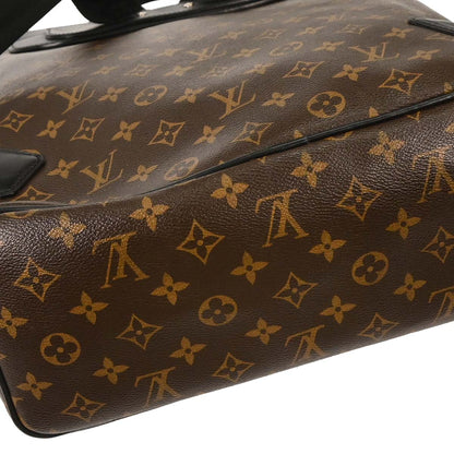 Louis Vuitton 2012 Monogram Macassar Parc Backpack M40637