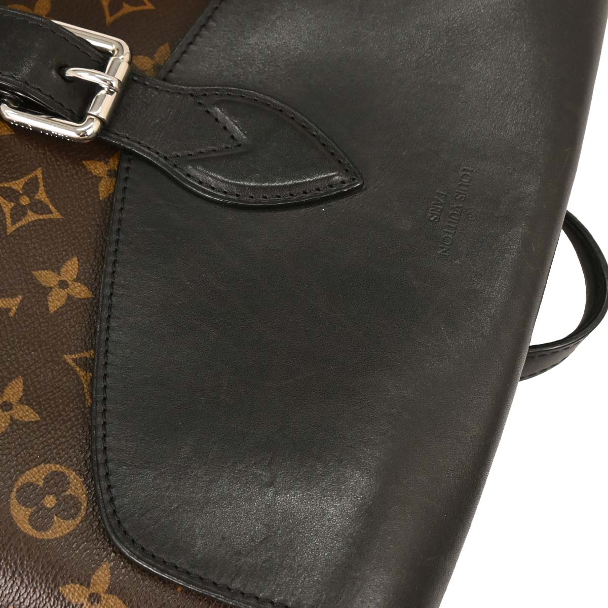 Louis Vuitton 2012 Monogram Macassar Parc Backpack M40637