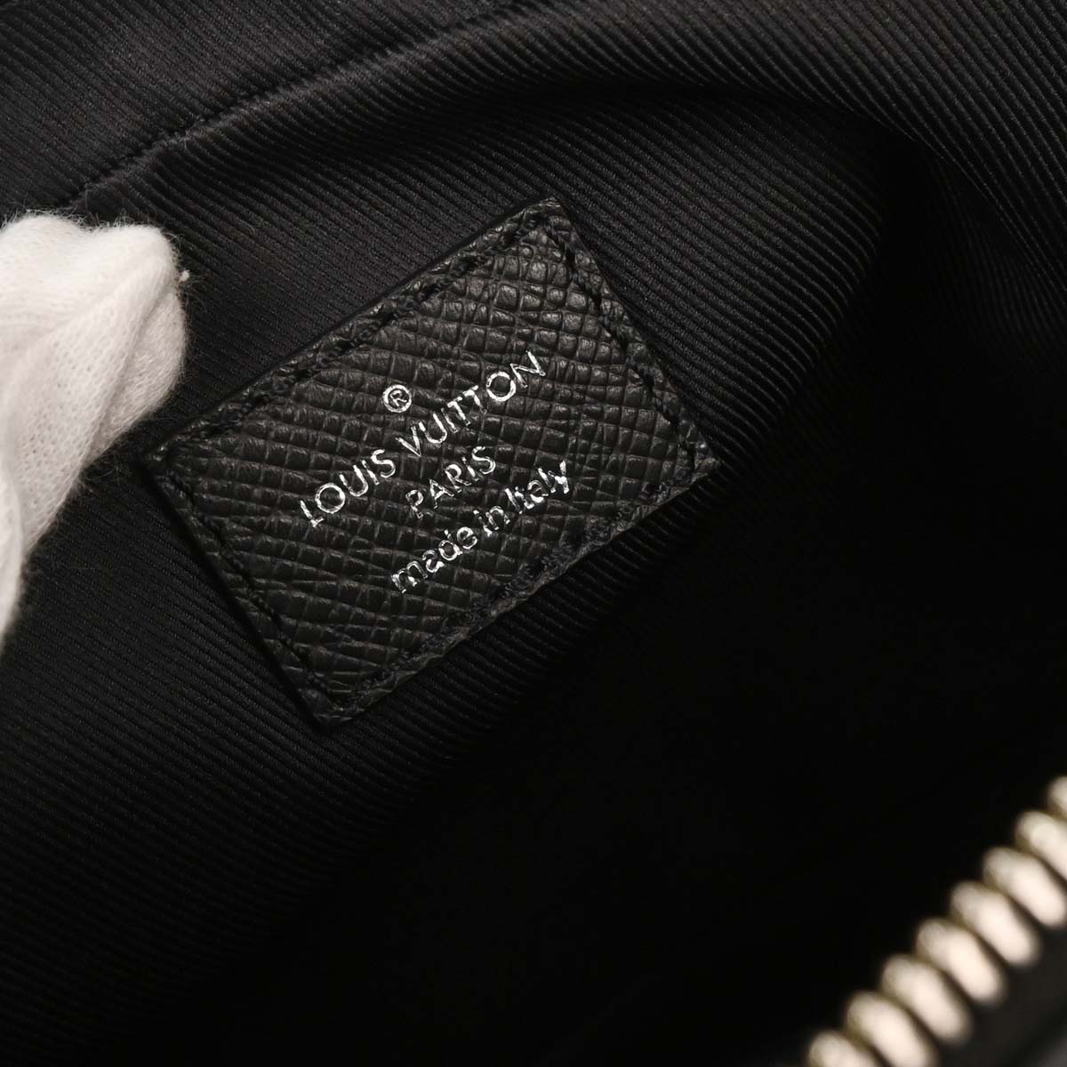 Louis Vuitton 2019 Monogram Eclipse Taigalama Bum Bag M30245