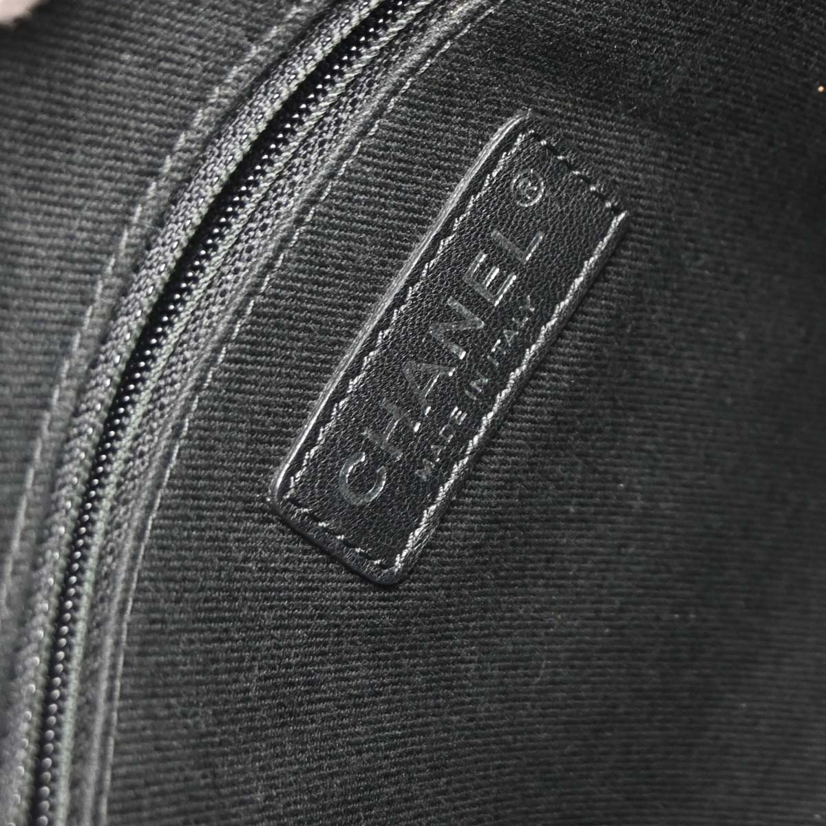 Chanel 2015-2016 Gray Nylon Canvas Deauville Shoulder Bag