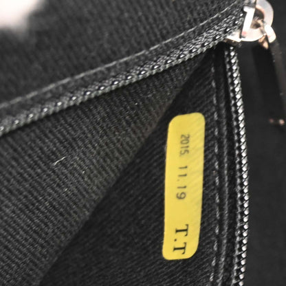 Chanel 2015-2016 Gray Nylon Canvas Deauville Shoulder Bag