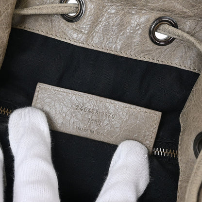 Balenciaga Gray Classic Mini Pompon 2way Shoulder Handbag