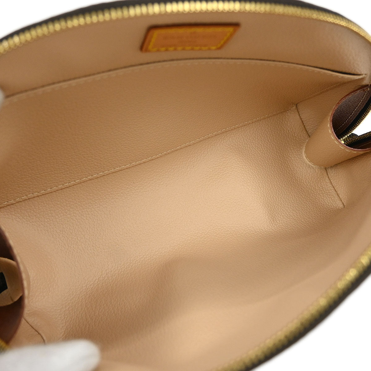 Louis Vuitton Monogram Trousse Demi Ronde Cosmetic Pouch M47520