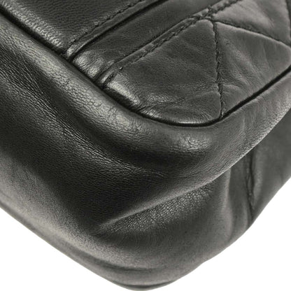 Chanel 2006-2008 Black Lambskin 2way Shoulder Handbag