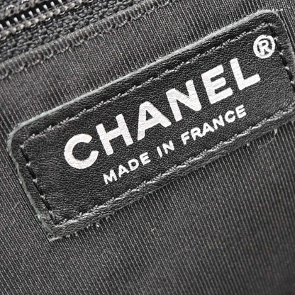Chanel 2006-2008 Black Lambskin 2way Shoulder Handbag