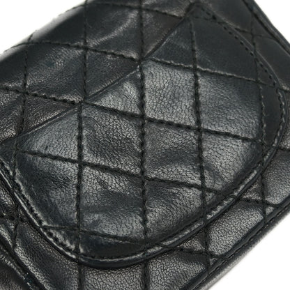 Chanel Black Lambskin Classic Flap Micro Bum Belt Bag