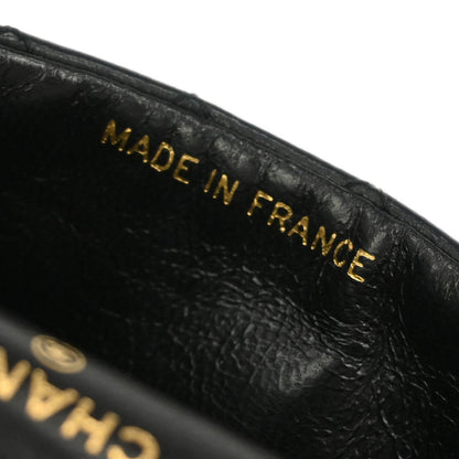 Chanel Black Lambskin Classic Flap Micro Bum Belt Bag