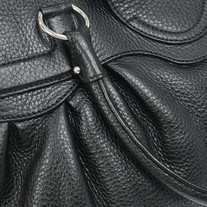 Salvatore Ferragamo Black Gancini Handbag
