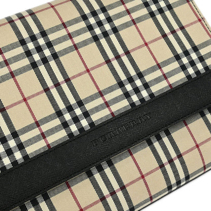 Burberry Beige Black Burberry Check Shoulder Bag