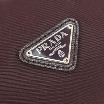 Prada Purple Nylon Handbag