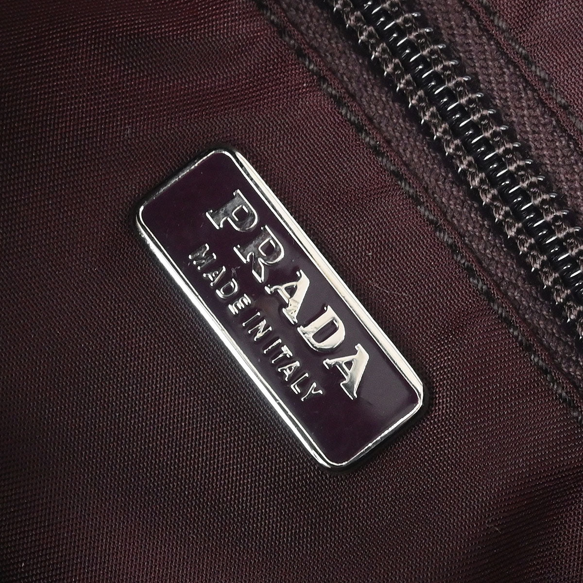 Prada Purple Nylon Handbag