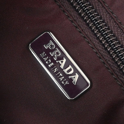 Prada Purple Nylon Handbag