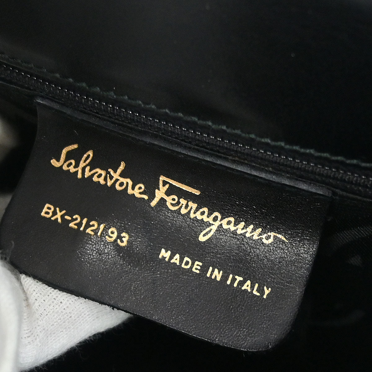 Salvatore Ferragamo Black Gancini 2way Shoulder Handbag
