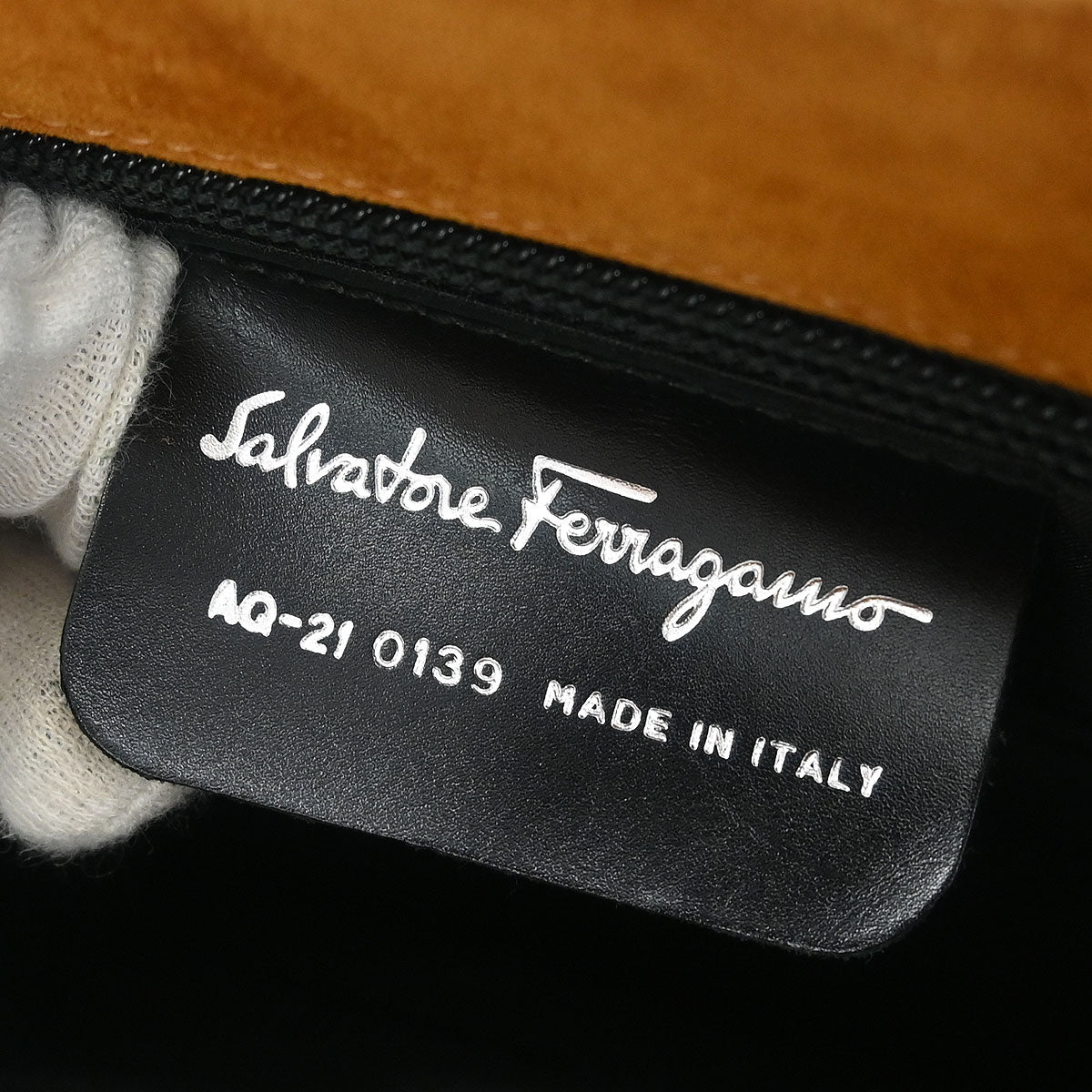 Salvatore Ferragamo Black Gancini 2way Shoulder Handbag