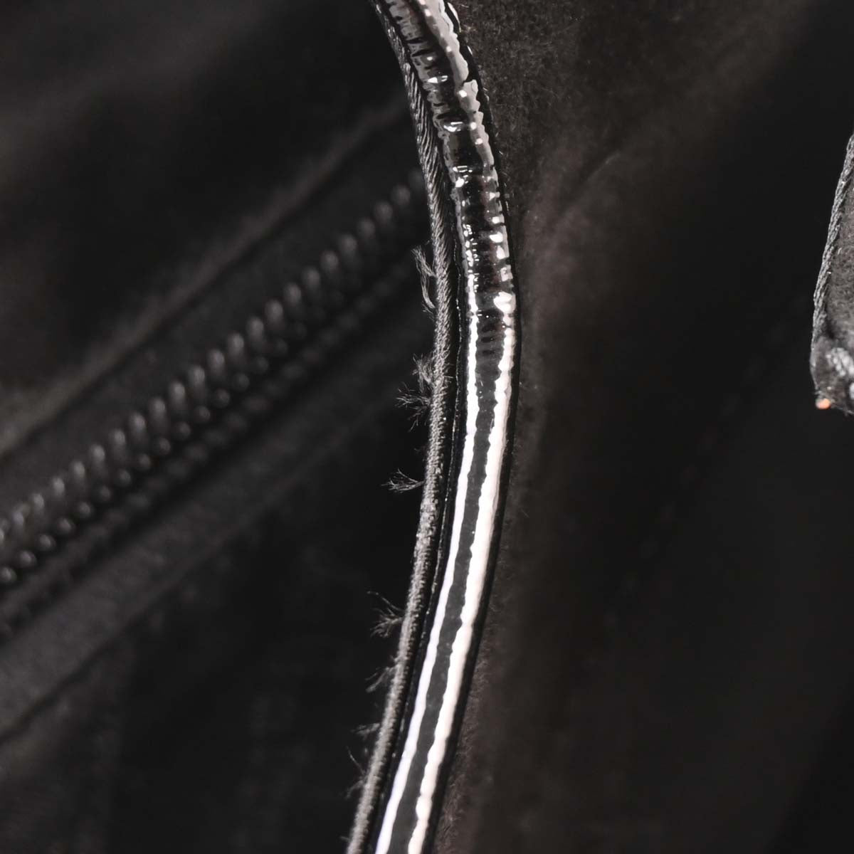 Salvatore Ferragamo Black Suede Vara Handbag
