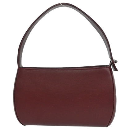 Cartier Bordeaux Leather Handbag