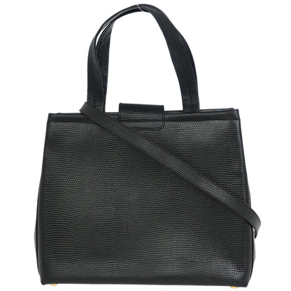 Salvatore Ferragamo Black Vara 2way Shoulder Handbag