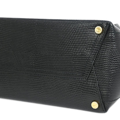 Salvatore Ferragamo Black Vara 2way Shoulder Handbag