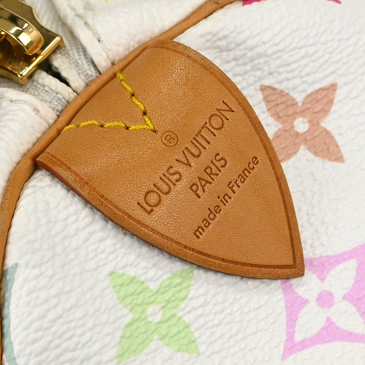 Louis Vuitton 2004 White Monogram Multicolor Keepall 45 Handbag