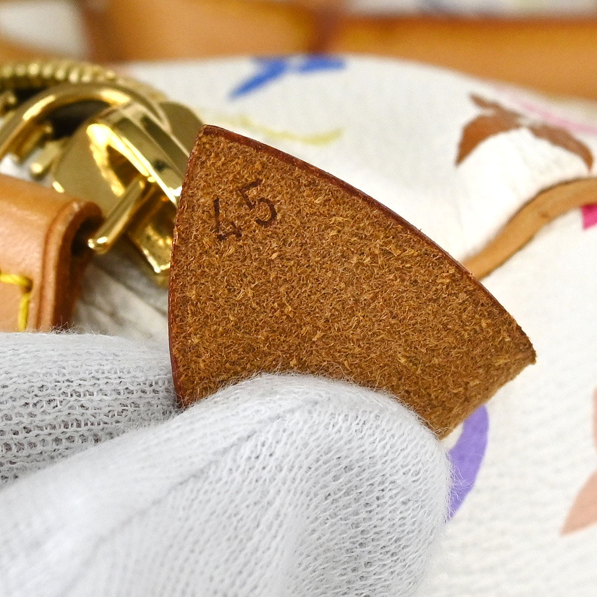 Louis Vuitton 2004 White Monogram Multicolor Keepall 45 Handbag