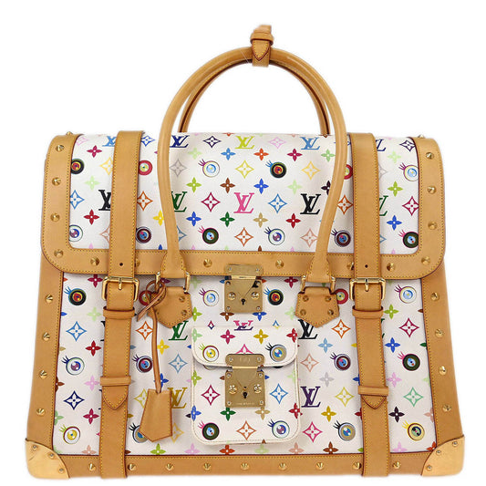 Louis Vuitton White Eye Love Monogram Sac Gigantic Handbag M92057