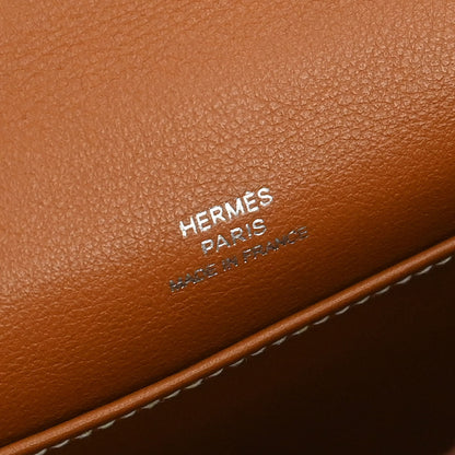 Hermes Gold Veau Swift Kelly Pochette Handbag