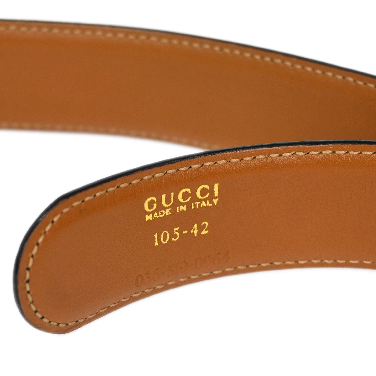Gucci Black Leather Belt Small Good