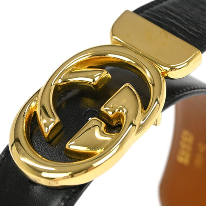 Gucci Black Leather Belt Small Good