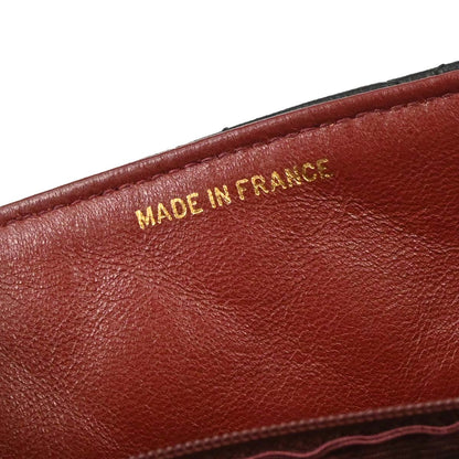 Chanel 1991-1994 Black Lambskin Classic Square Flap Shoulder Bag