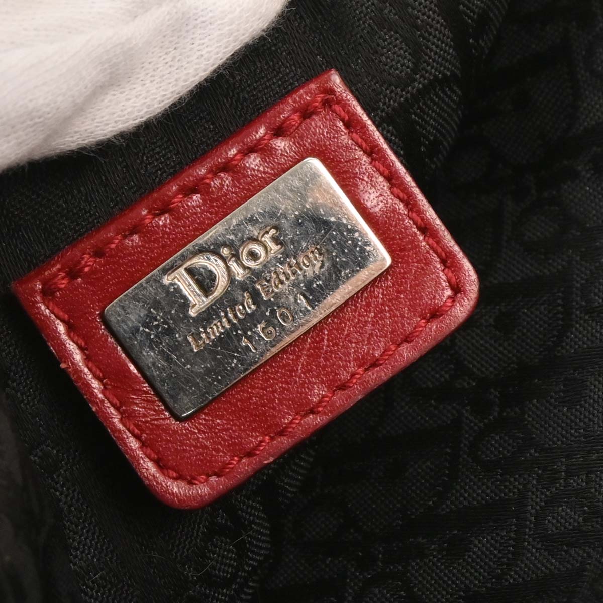 Christian Dior 2003 Red Victim Saddle Handbag