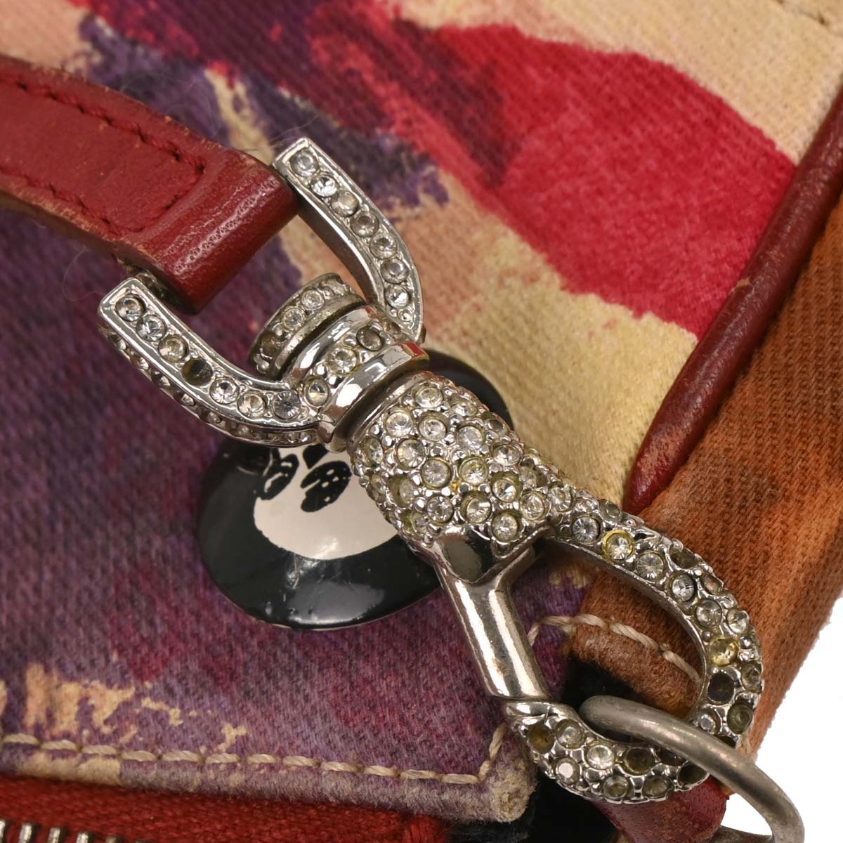 Christian Dior 2003 Red Victim Saddle Handbag
