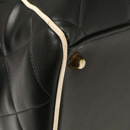 Chanel 1994-1996 Black Calfskin Bowling Bag
