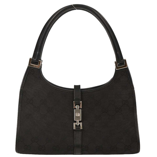 Gucci Black GG Jackie Handbag