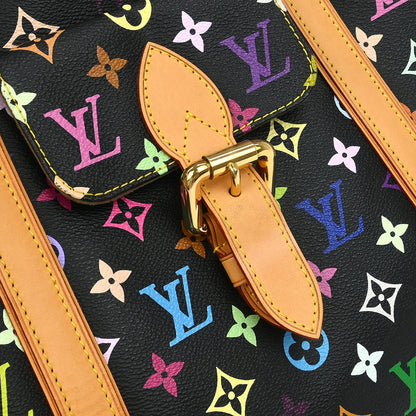 Louis Vuitton 2006 Black Monogram Multicolor Aurelia GM Tote Bag M40101