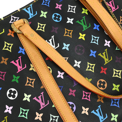Louis Vuitton 2006 Black Monogram Multicolor Aurelia GM Tote Bag M40101