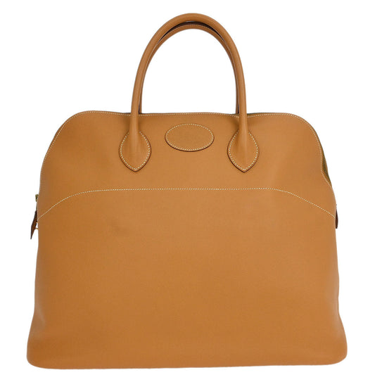 Hermes Natural Courchevel Bolide 45 Handbag