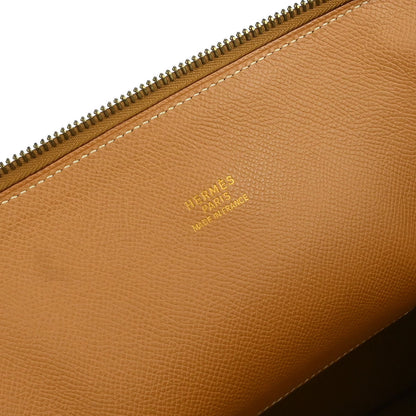 Hermes Natural Courchevel Bolide 45 Handbag
