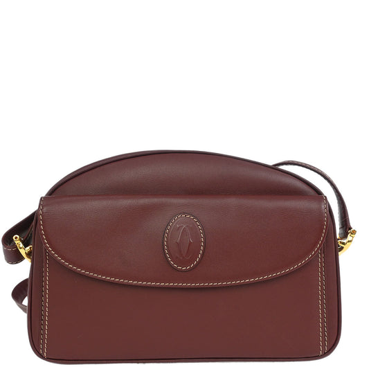 Cartier Bordeaux Shoulder Bag