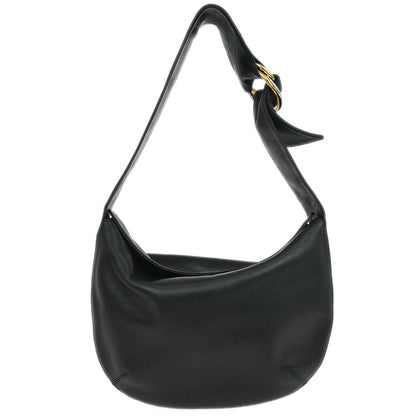 Cartier Black Leather Hobo Handbag