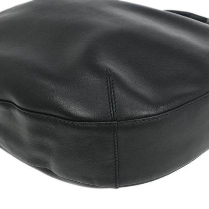 Cartier Black Leather Hobo Handbag