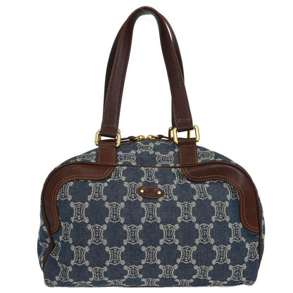 Celine Blue Denim Macadam Handbag