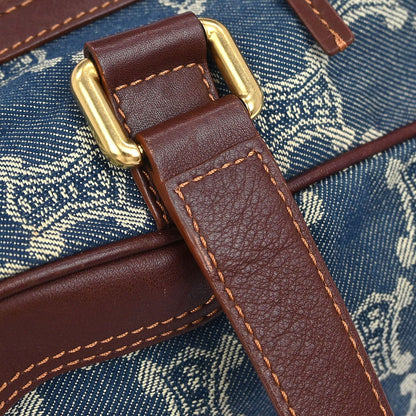 Celine Blue Denim Macadam Handbag